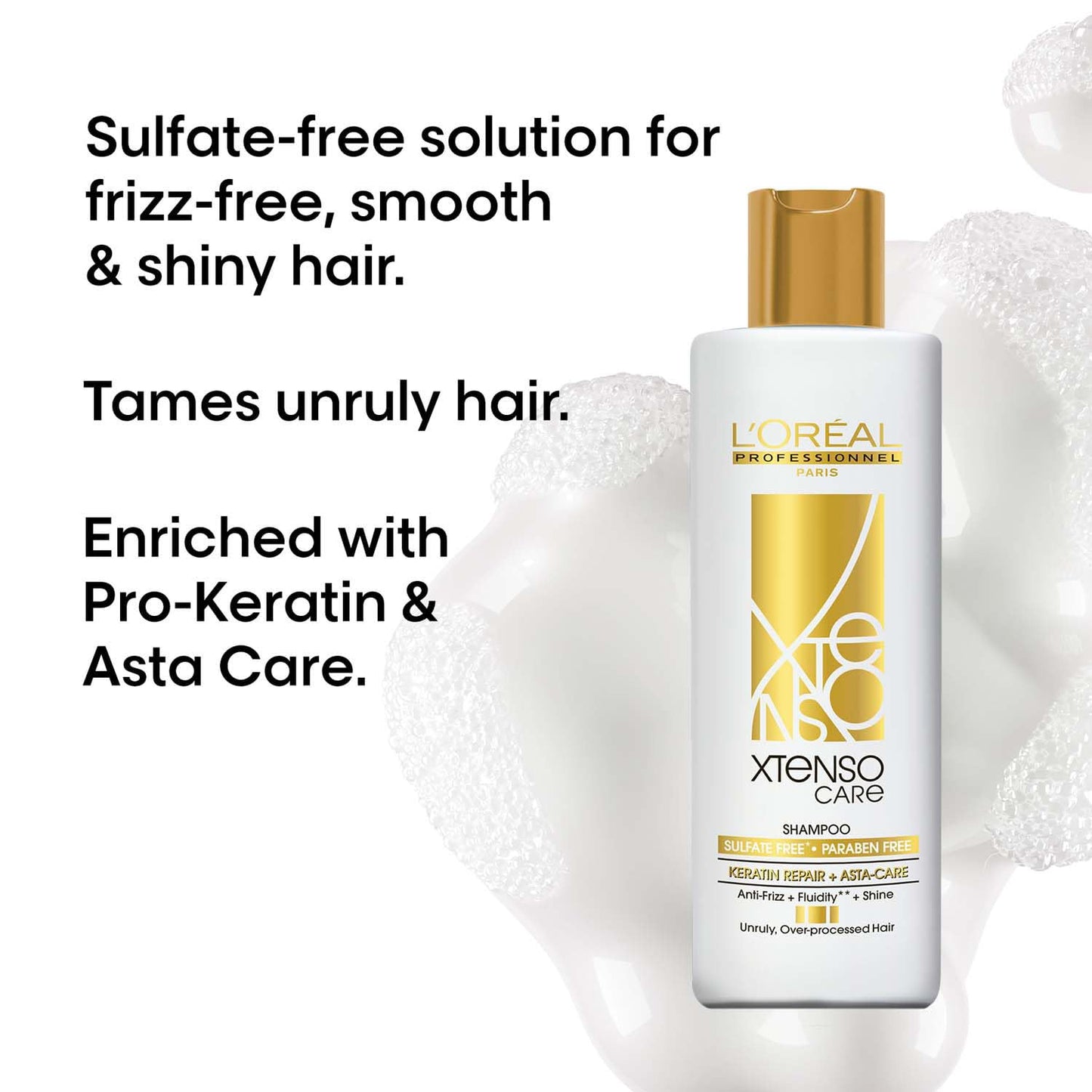 Xtenso Care Sulfate-Free Shampoo for Frizz-Free & Shiny Hair - 250ml