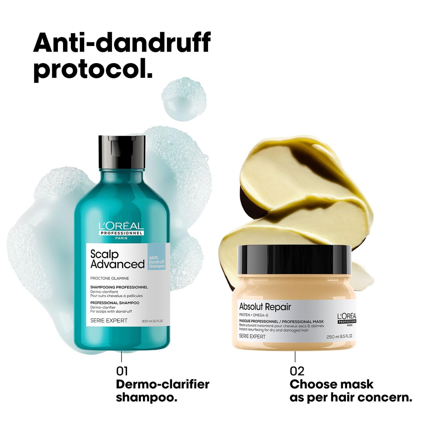 L'Oréal Professionnel Scalp Advanced Anti-Dandruff Shampoo – 300ml