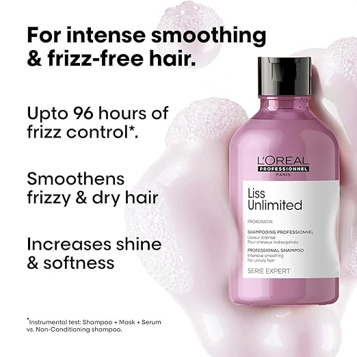 L'Oréal Professionnel Liss Unlimited Shampoo for Frizzy & Unruly Hair - 300ml