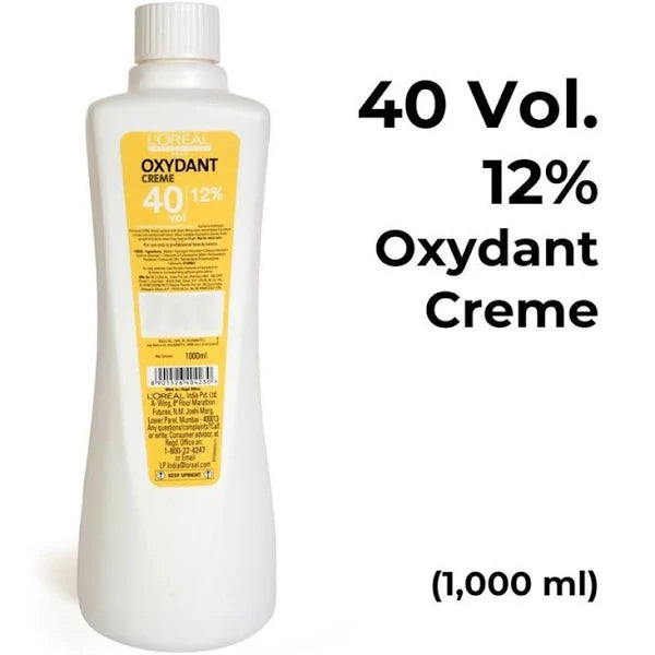L'Oreal Professionnel Oxydant Crème 40 Vol. 12% Developer (1000ml)