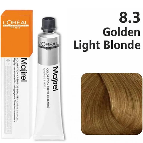 L'oreal Professionnel Paris Majirel - 8.3 (Golden Light Blonde)