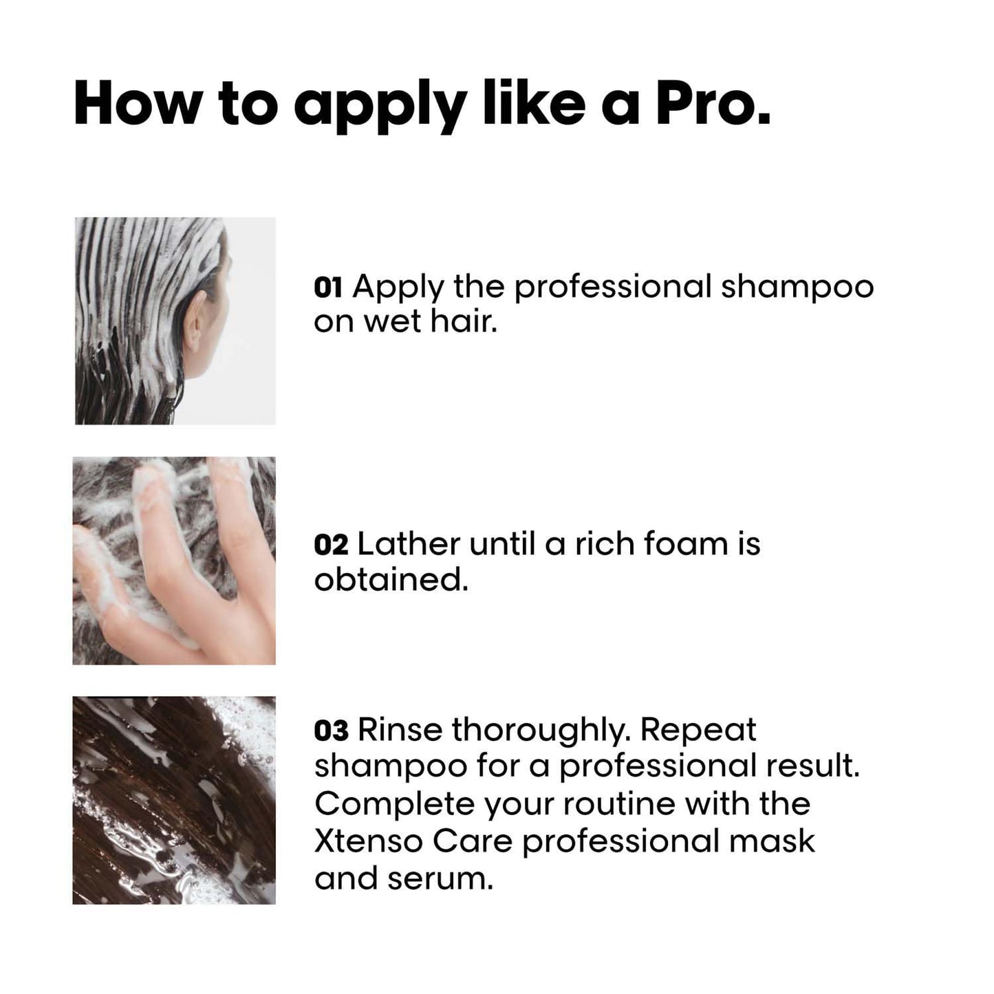Xtenso Care Sulfate-Free Shampoo for Frizz-Free & Shiny Hair - 250ml