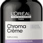 L'Oreal Chroma Creme shampoo bottle with label
