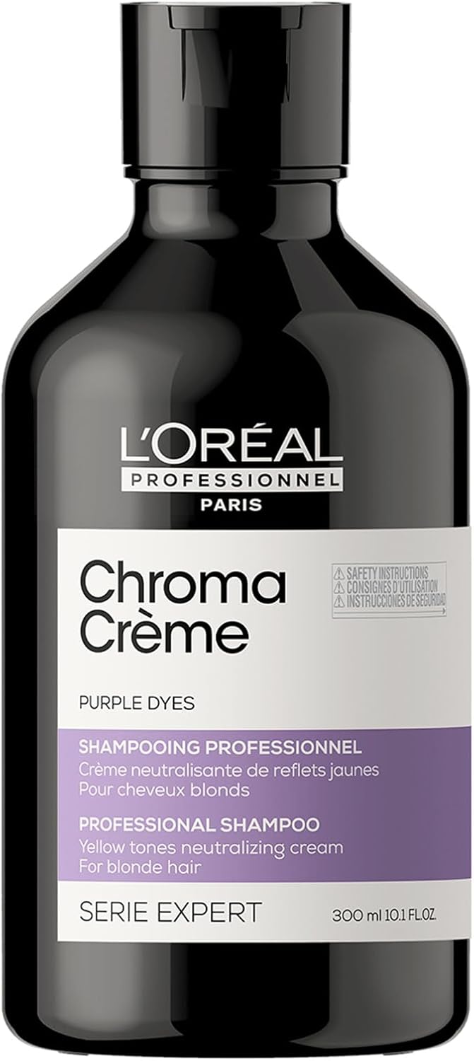 L'Oreal Chroma Creme shampoo bottle with label