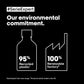 Advertisement for Serie Expert with icons of a bottle and factory, highlighting environmental commitment.
