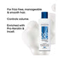 L'Oreal Xtenso Care shampoo bottle with text on a white background