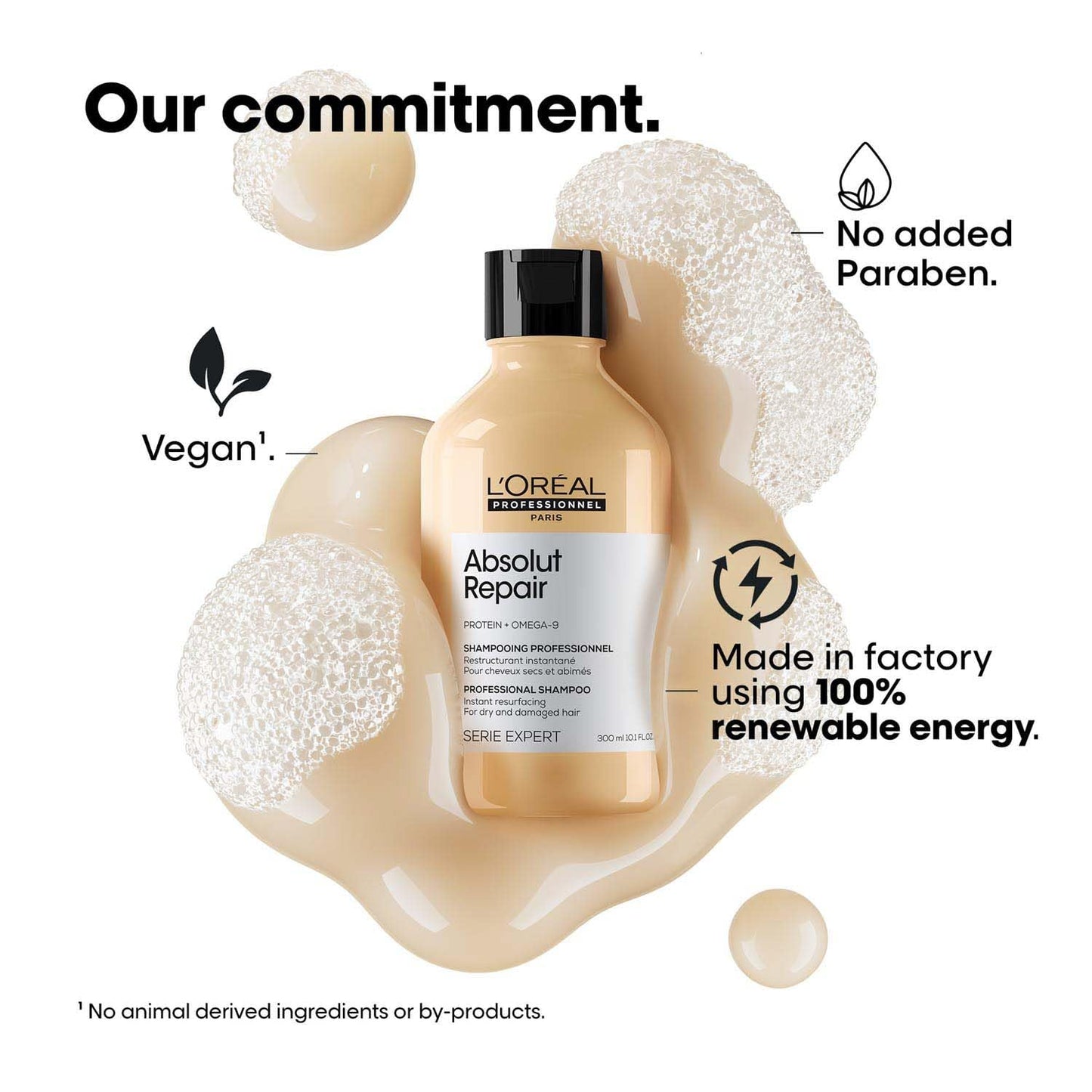 L'Oréal Professionnel Absolut Repair Shampoo for Dry & Damaged Hair - 300ml
