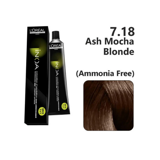 L'Oréal Professionnel INOA - 7.13 (Blonde Ash Golden) - 60g