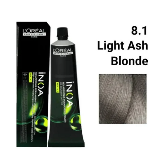 L'Oréal Professionnel INOA - 8.1 Light Ash Blonde (60g)