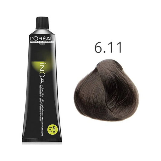 L'Oréal Professionnel INOA 6.11 Deep Dark Ash Blonde - 60ml