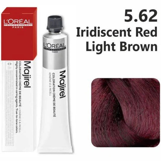 L'Oréal Professionnel Majirel - 5.62 Red Iridescent Light Brown (50ml)