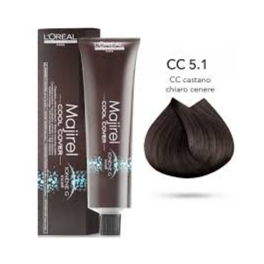L'Oréal Professionnel Majirel Cool Cover 5.1 (Ash Light Brown) – 50ml