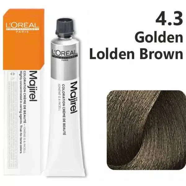 L'Oréal Professionnel Paris Majirel - 4.3 Golden Brown (50ml)