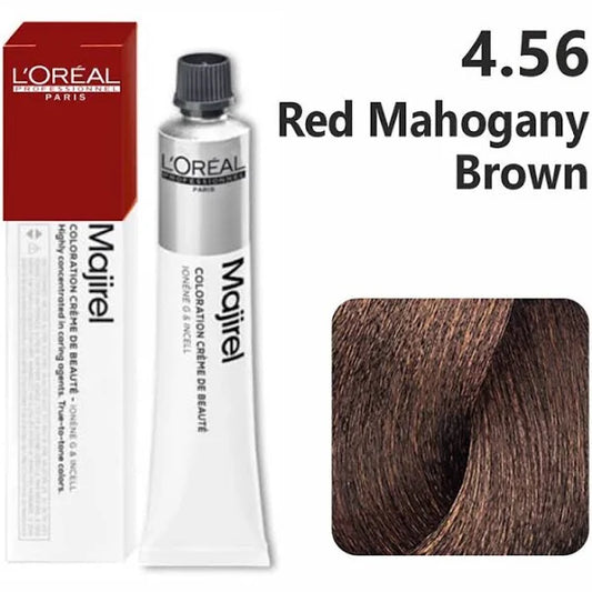 L'Oréal Professionnel Paris Majirel - 4.56 Red Mahogany Brown (50ml)