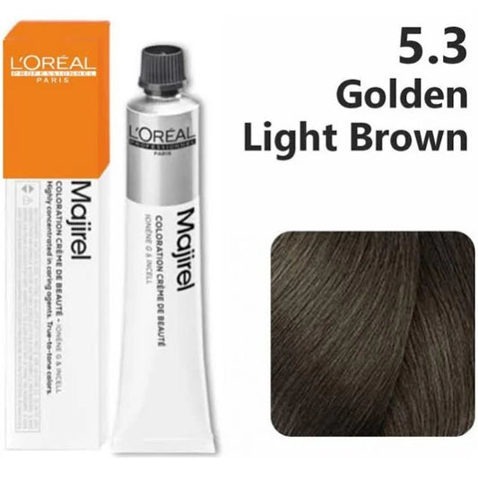 L'Oréal Professionnel Paris Majirel - 5.3 Golden Light Brown (50ml)
