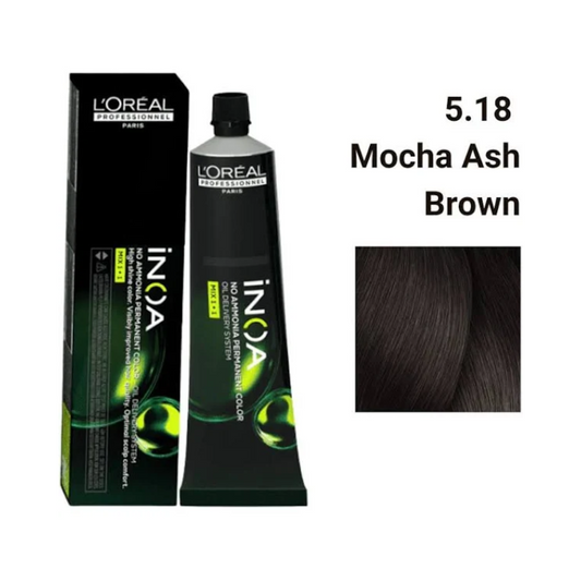L'Oreal Inoa Ammonia-Free Hair Color 5.18 