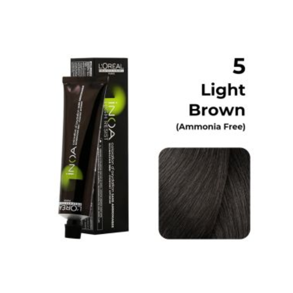 L'oreal Professionnel Paris INOA Ammonia-free Permanent Hair Color - 5 (Light Brown)