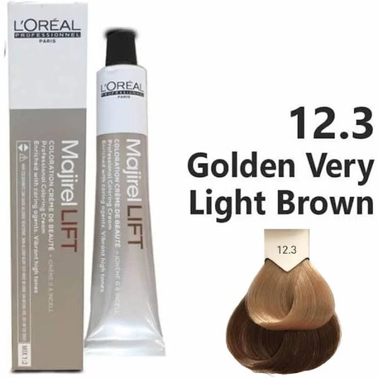 L'oreal Professionnel Paris Majirel Lift - 12.3 (Golden Very Light Brown)