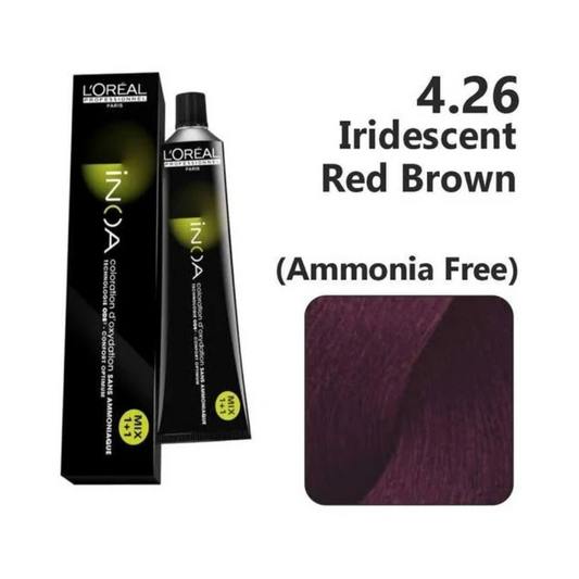 Loreal Inoa Ammonia Free Hair Color 60G 4.26