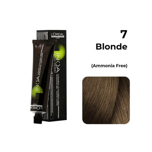 L'oreal Professionnel Paris INOA Ammonia-free Permanent Hair Color - 7 (Blonde)