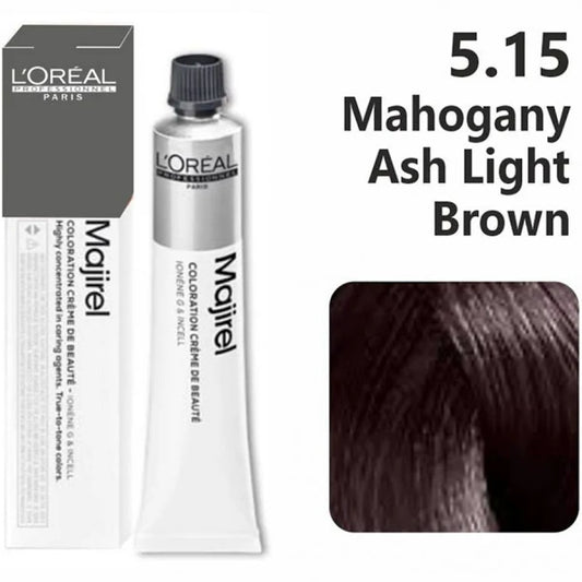 L'oreal Professionnel Paris Majirel - 5.15 (Mahogany Ash Light Brown)