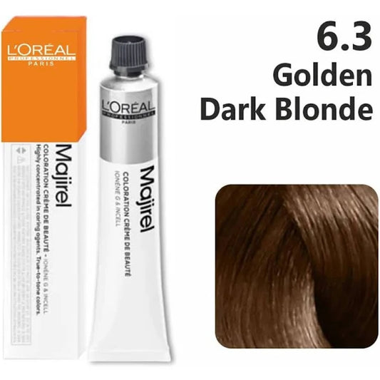 L'oreal Professionnel Paris Majirel - 6.3 (Golden Dark Blonde)